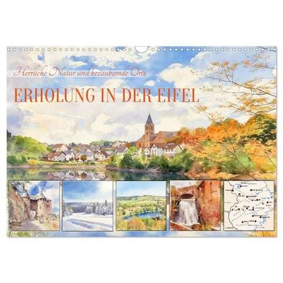 Erholung in der Eifel (Wandkalender 2027 DIN A3 quer), CALVENDO Monatskalender
