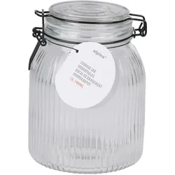 alpina Vorratsglas 1400ml, Vorratsbehälter, Transparent
