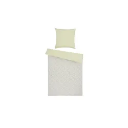 como Renforcé Wende-Bettwäsche  Ditsy Flower , gelb , Maße (cm): B: 135