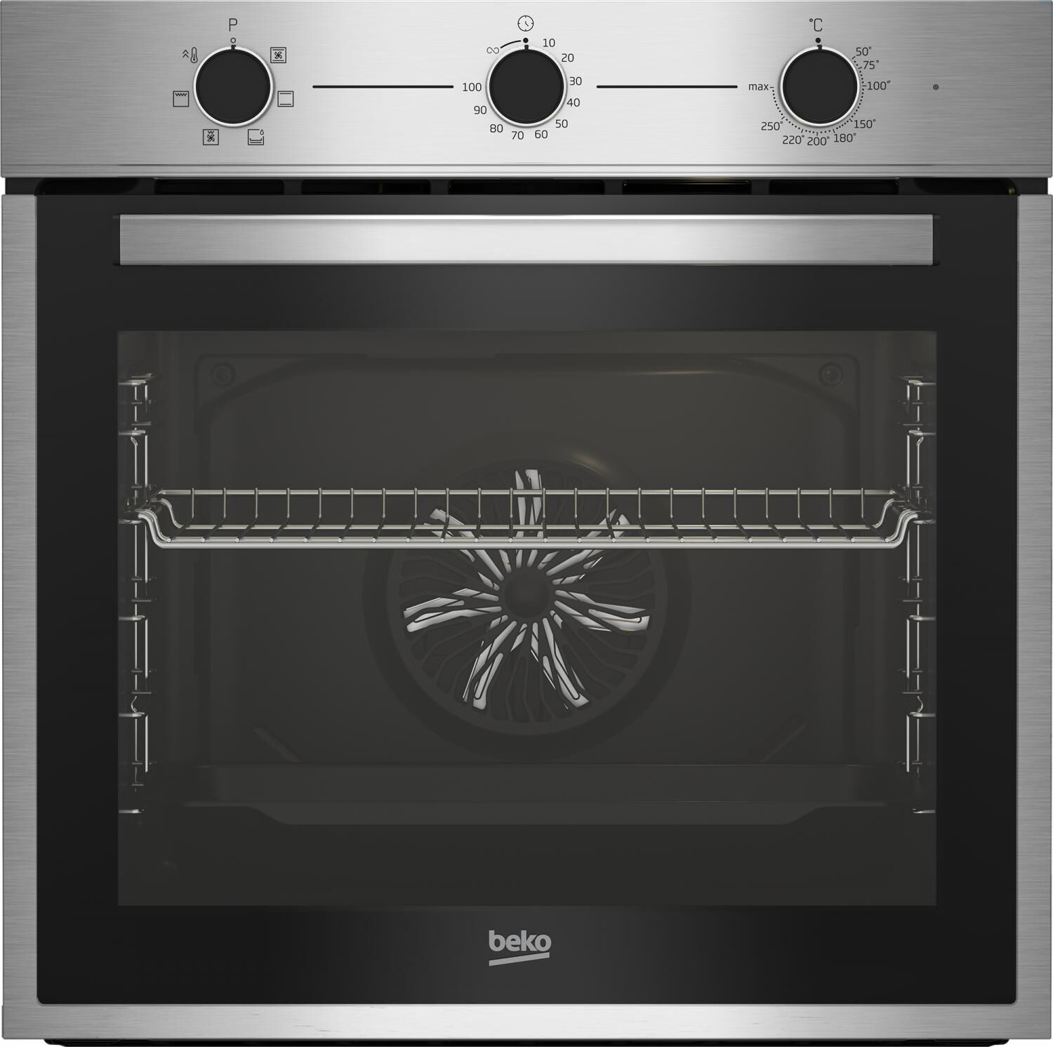 Beko Bbie14100x Forno Elettrico Da Incasso Ventilato Multifunzione Con Grill 72 Litri 60 Cm Classe A Colore Acciaio Inox - Bbie14100x B100