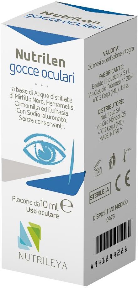 NUTRILEYA Srl Nutrileya NutriLen Gocce Oculari, 10 ml