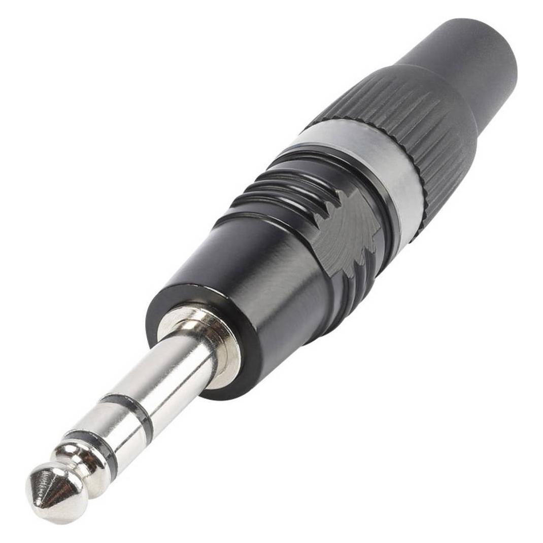 Hicon HI-J63SP-B Klinken-Steckverbinder 6.35 mm Stecker, gerade Polzahl (num): 3 (HI-J63SP-B)