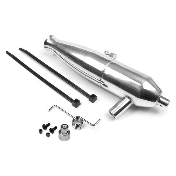 HPI Reso Rohr Tuning Aluminium poliert (21+) Savage (86138)