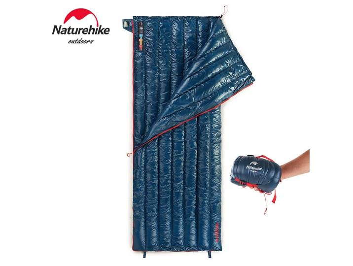 Sac de couchage Naturehike CWM400 CW295, sac de couchage ultraléger en duvet de canard, sacs de couchage imperméables pour le camping, couverture portable