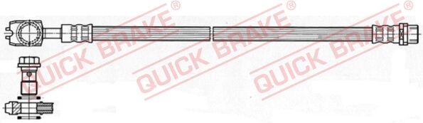 Quick Brake Bremsschlauch 50048x Für Seat