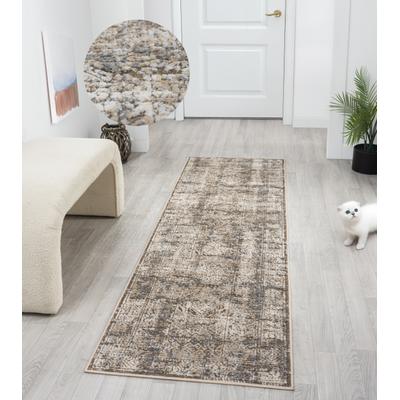 Teppich OTTO HOME "Selin" Gr. 12, braun, B:80cm H:9mm L:300cm, Kunstfaser, Teppiche, Teppich, dezenter Glanz, Schrumpf-Garn-Effekt, im Vintage-Look, dichte Qualität