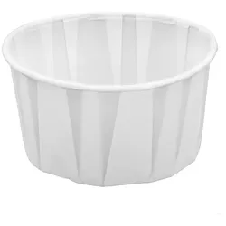 MONOUSO - Eisbecher aus Plissiertem Papier 165ml (25 Stück)