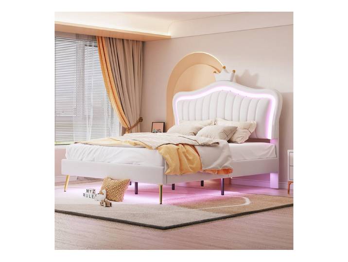 HAUSS SPOLE Polsterbett Polsterbett Funktionsbett Bettrahmen KInderbett mit Matratze