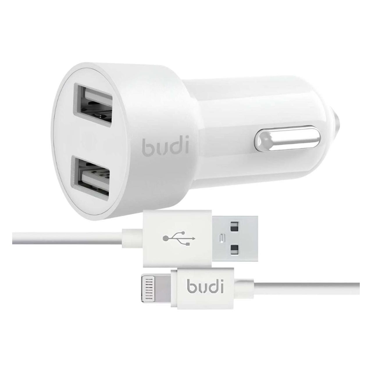 Budi Stecker 2x USB-A 4,8 A (BD622LW) (BD622LW)