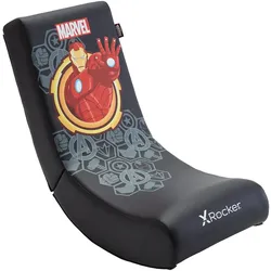 X Rocker Marvel™ Iron Man Floor Rocker Gaming-Bodensessel für Kinder & Jugendliche - schwarz