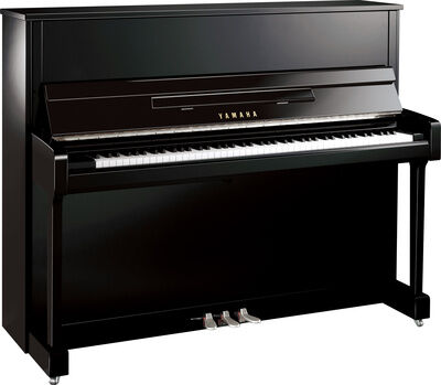 Yamaha B3 PEC Schwarz poliert mit silberfarbenen Beschlägen
