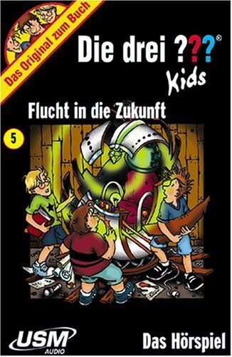 Die Drei ??? Kids - Die drei ??? Kids 05. Flucht in die Zukunft. (drei Fragezeichen) [Musikkassette] - Preis vom 19.10.2026 19:33:35 h