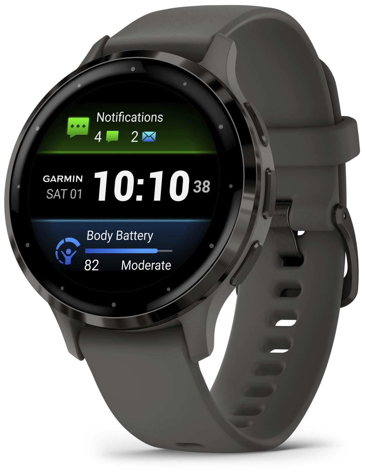 GARMIN Venu 3S Smartwatch kieselgrau, schiefergrau 010-02785-00