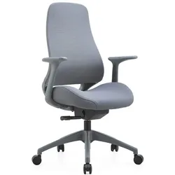 Ergonomischer Bürodrehstuhl, Armlehnen und verschiebbare Sitzfläche, Lendenwirbelstütze und schwenkbare Rückenlehne, höhenverstellbar – ZIK