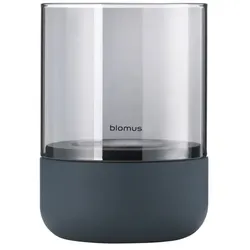 blomus Windlicht Calma Stein, Marmor, Granit Grau Dunkelgrau S (Small)