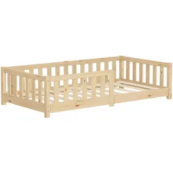 KINDERBETT 80x160 cm Natur aus Kiefernholz