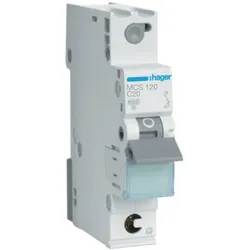 Hager MCS120 Leitungsschutzschalter 1polig 6kA C-20A QuickConnect 1M