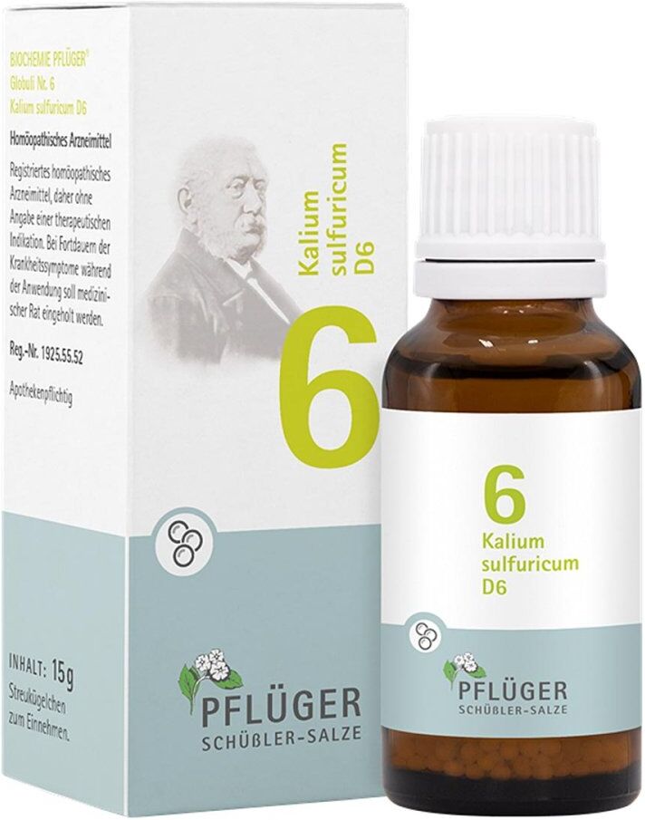 Biochemie Pflüger 6 Kalium Sulfuricum D6 Globuli