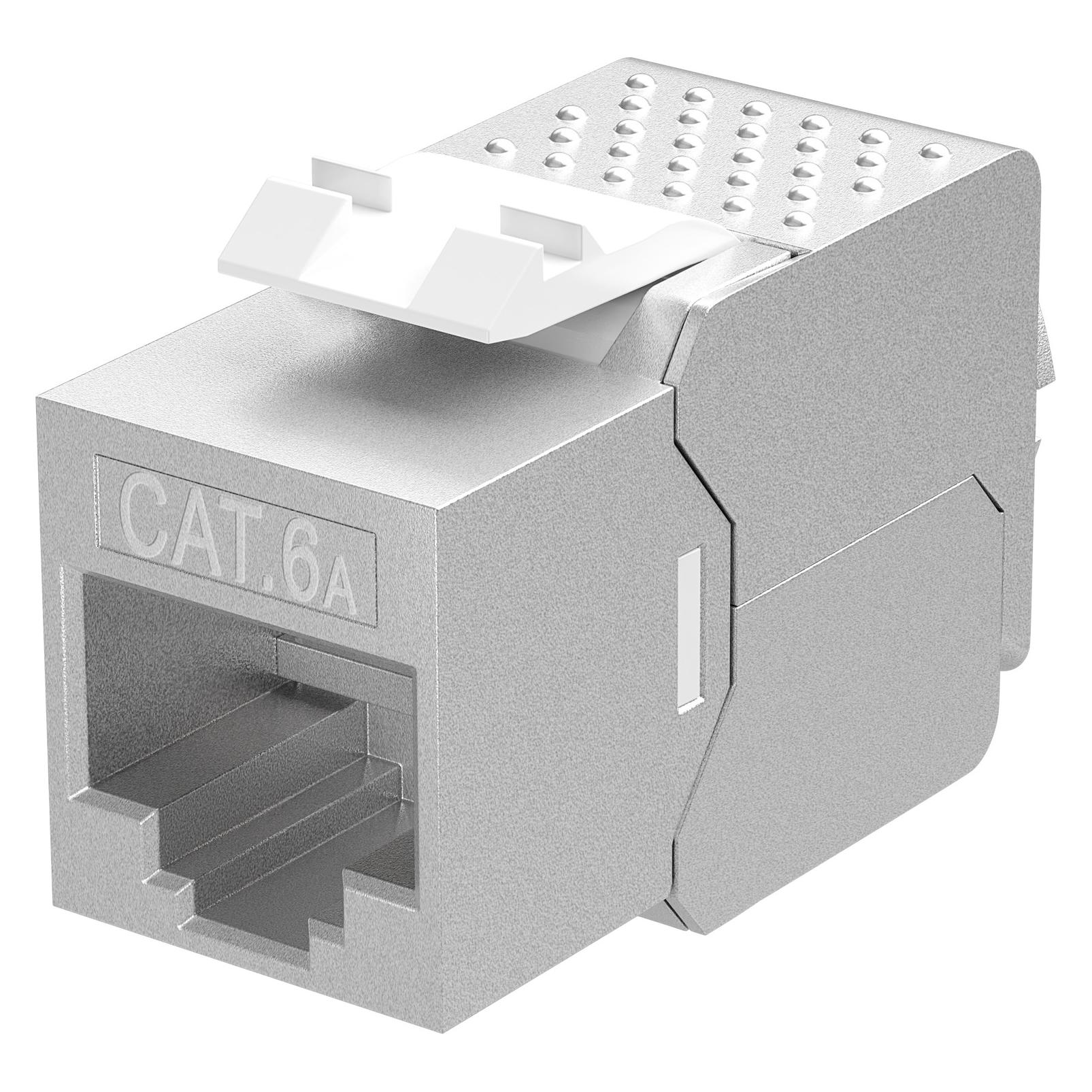 Goobay Keystone Modul Cat.6a STP ohne Werkzeug LSA 79448 (Keystone Modul) (79448)