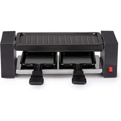 Raclettegerät für 2 Personen 400W Vielseitig Grill + Raclette Antihaftbeschichtung ALPINA