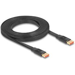 Delock DisplayPort Anschlusskabel DisplayPort Stecker 3 m Schwarz 81007 8K UHD, vergoldete Steckkontakte DisplayPort-Kabel