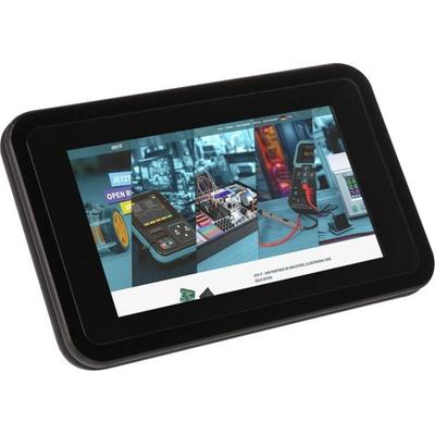 Joy-it RB-LCD-7P5-Case Display-Gehäuse Passend für (Entwicklungskits): Raspberry Pi® inkl. aktiven Kühler Schwarz