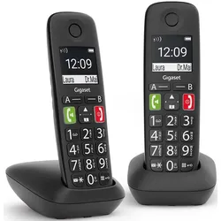 Gigaset Mobiltelefon E290 Duo sw