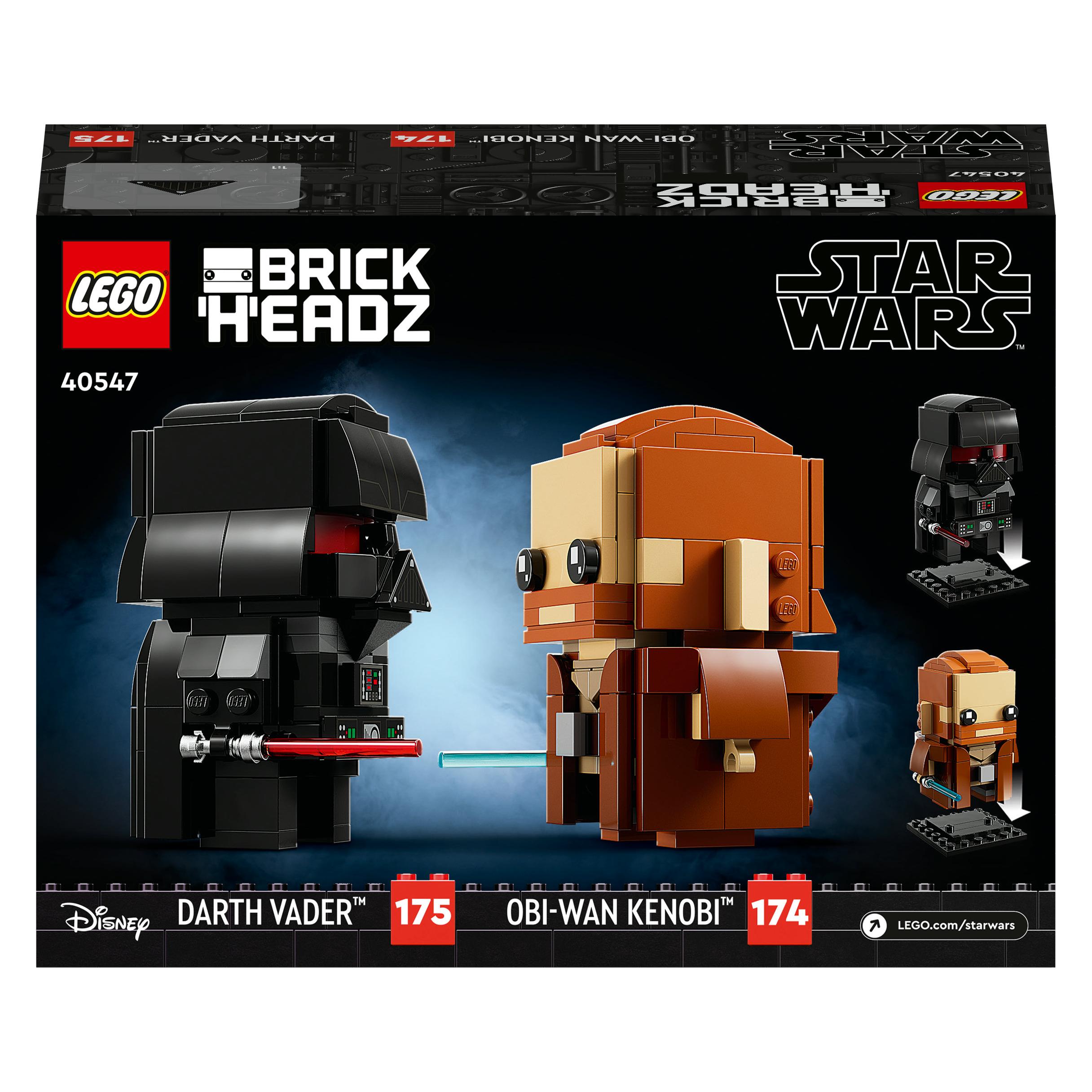 LEGO Obi-Wan Kenobi & Darth Vader (40547, LEGO Brickheadz) (40547)
