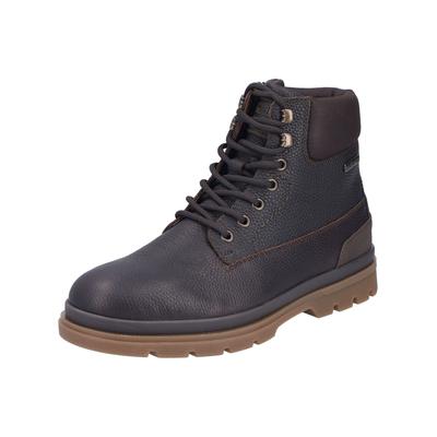 Schnürstiefelette RIEKER "Rieker Stiefelette Glattleder", Herren, Gr. 45, kastanie, Glattleder, Schuhe Schnürstiefelette