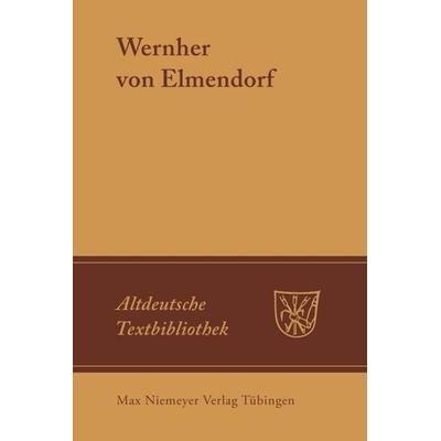Lehrgedicht, Taschenbuch von Wernher Elmendorf, De Gruyter, 978-3-484-20075-3