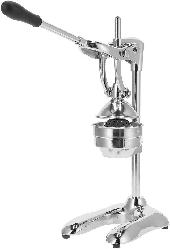 Allecto - Kommerzielle manuelle Saftzentrifuge - Zitruspresse aus Edelstahl - Langlebig und robust - Fassungsvermögen: 1 Liter - Manuelle Bedienung und spülmaschinenfest.
