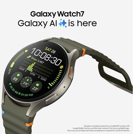 SAMSUNG Galaxy Watch7 44mm Bluetooth - Green
