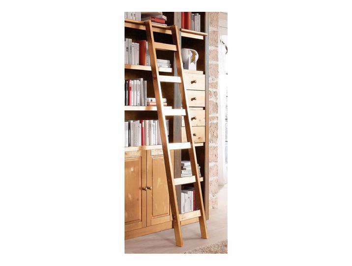 Leiterregal GOODPRODUCT Bergen , beige (natur gebeizt, gewachst), Regale, Leiterregal, aus massivem Kiefernholz, mit 6 Trittsprossen, Höhe 188 cm