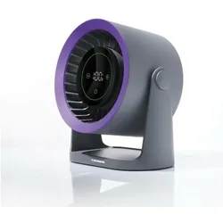Tiross Wiederaufladbarer Ventilator mit LED-Anzeige, Ventilator