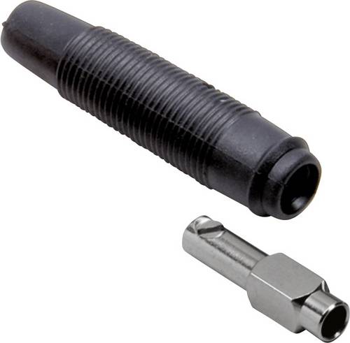 TRU Components Laborbuchse Kupplung, gerade Stift-Ø: 4mm Schwarz
