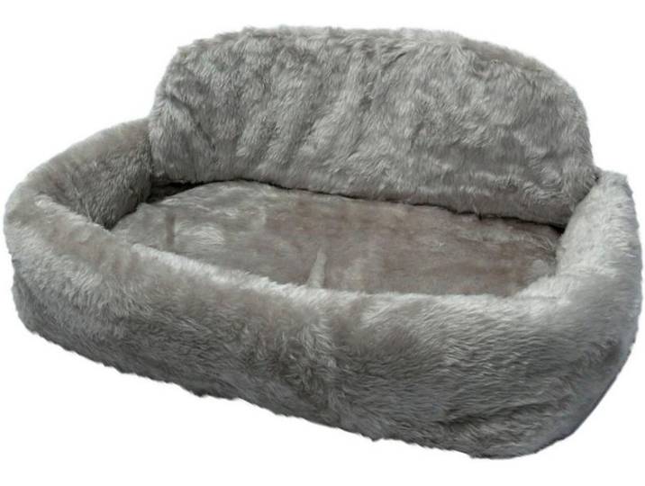 Haustierkissen De Luxe L/B/H: 90x65x24 cm Grau waschbar