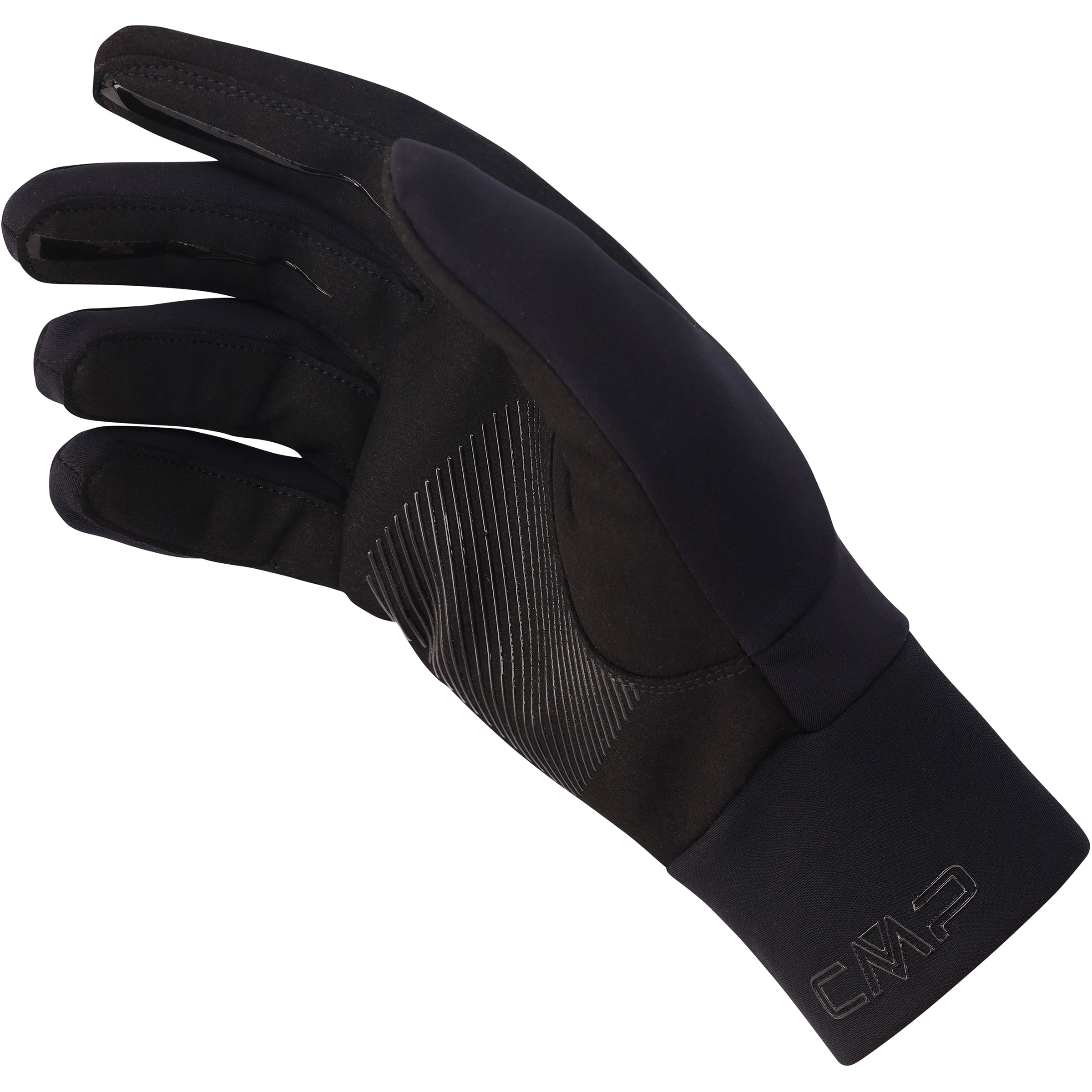 CMP Hybrid Herren Fingerhandschuhe schwarz Größe L Mountainbike | Gravel Windabweisend