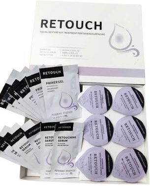 Inspired Living CO2 Glam Pod Replacement Kit For Bubble Facial Machine With CO2 Facial Pods And Serum Gel 7