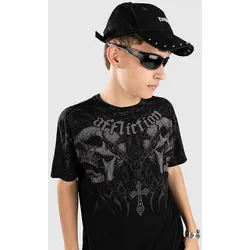 Affliction Decimation T-Shirt black lava wash Gr. M