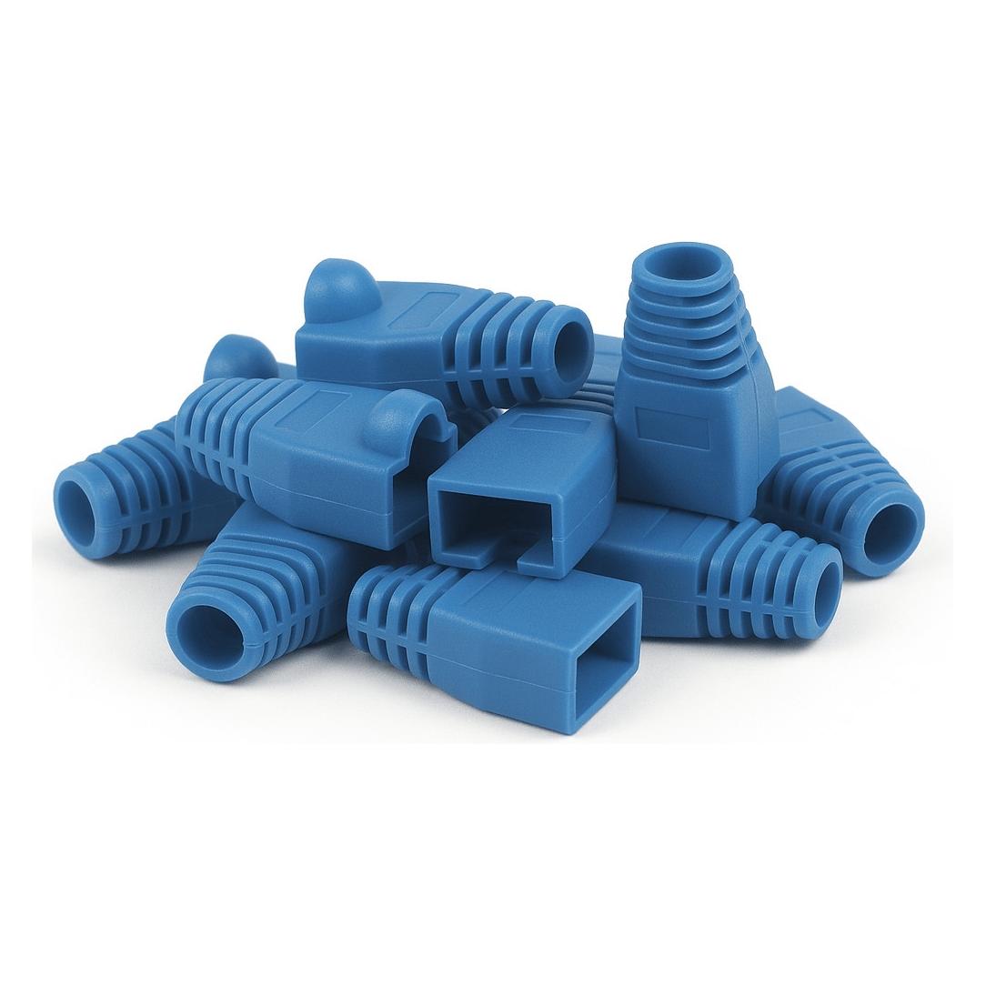 Danicom RJ45 Tule Blau - 10 Stück (DC-RJ45-BOOT-BLUE-10PCE)