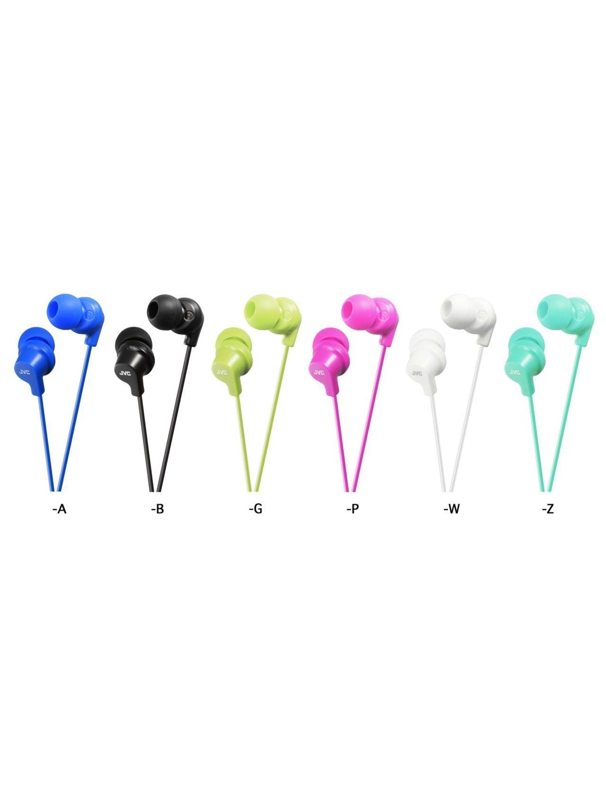 JVC Gumy In Ear Headphones - White