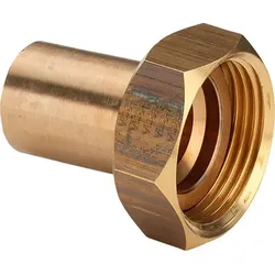 Verschraubung SANPRESS Nr.2264, 338527 flachdichtend 22x1 aus Rotguss