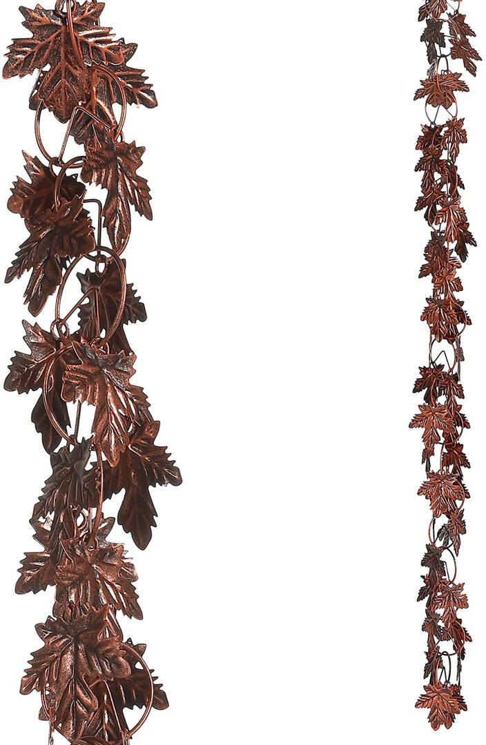 Natur Pur Metal Rain Chain Vintage Copper 259cm H X 6.35cm W X 6.35cm D