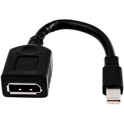 HP Cable Mini Dp Tp Dp Adapter, Video Adapter, Schwarz