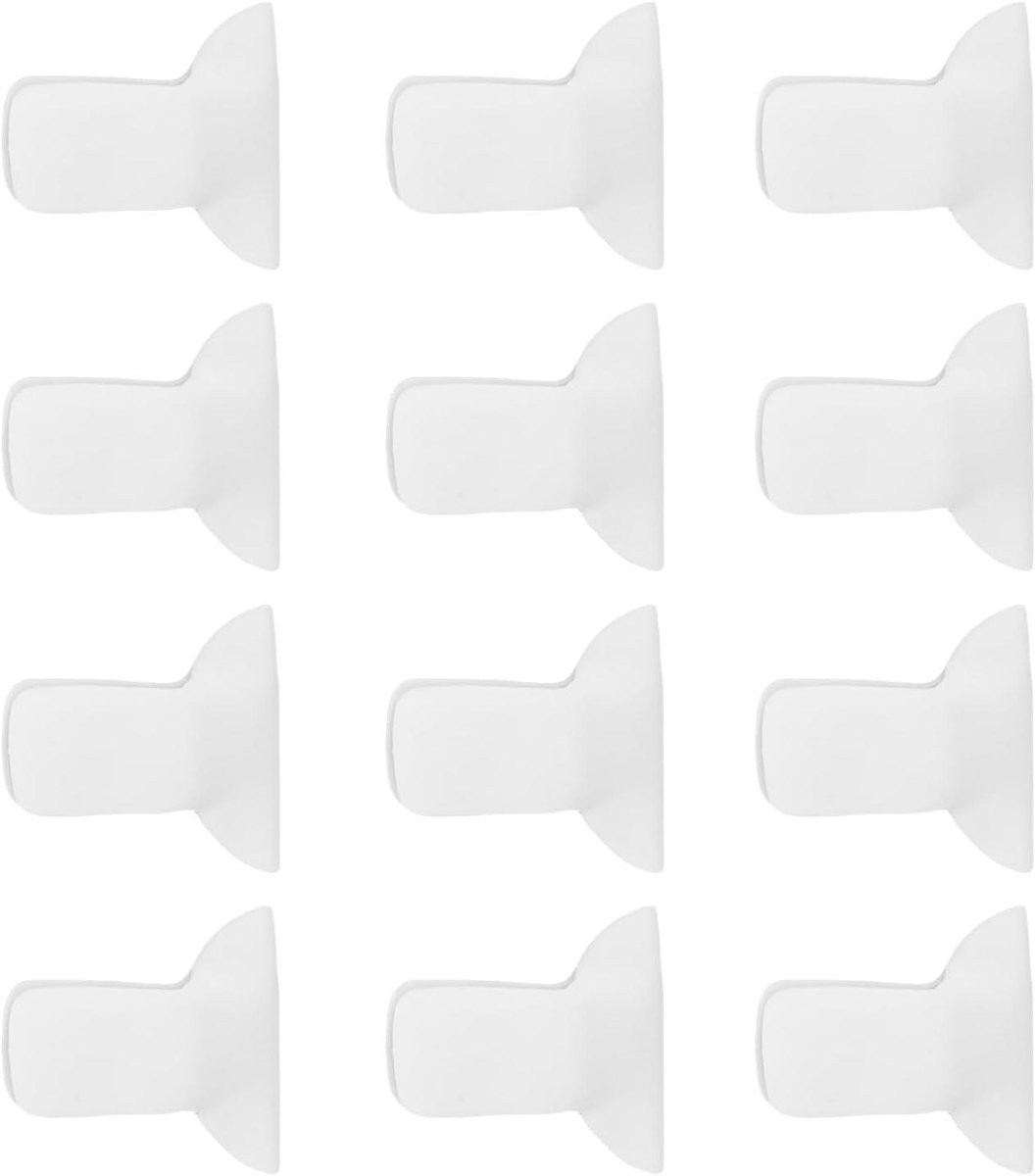 Dekbedclips Beddengoed Bevestiging met Zachte Schuimvulling - 12 Stuks - Wit