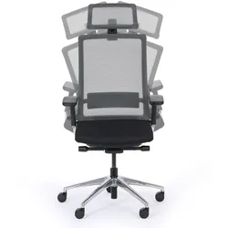 Orthopädischer Bürostuhl BALANCEA, schwarz/grau
