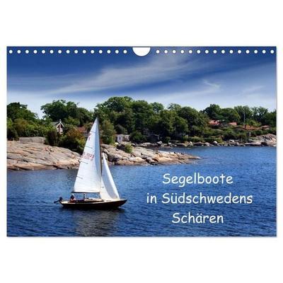 Segelboote in Südschwedens Schären (Wandkalender 2027 DIN A4 quer), CALVENDO Monatskalender
