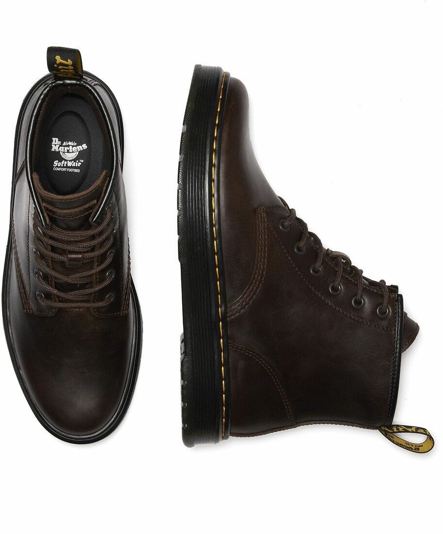 DR. MARTENS Boots Brookline Chukka en cuir Crazy Horse