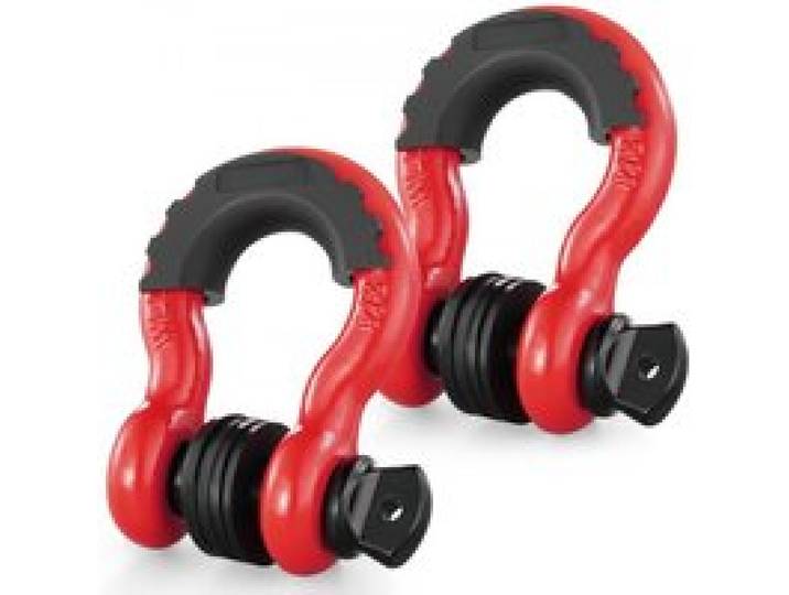VEVOR 2er-Pack 3/4 Zoll D-Ring-Schäkel mit 7/8 Zoll Schraubstift Bruchfestigkeit 28500kg