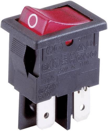 Arcolectric (Bulgin Ltd.) H8553VB NAH Wippschalter H8553VB NAH 230 V/AC 10A 2 x Aus/Ein rastend